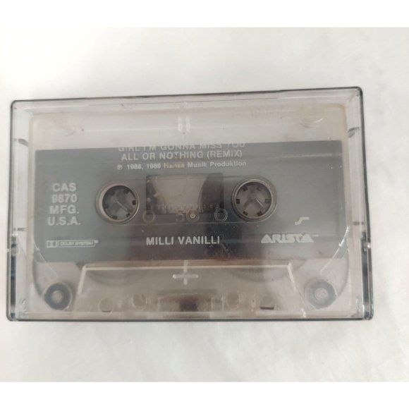 Milli Vanilli Girl You Know It's True/All Or Nothing (Remix)1988 Cassette Single - Picture 1 of 5